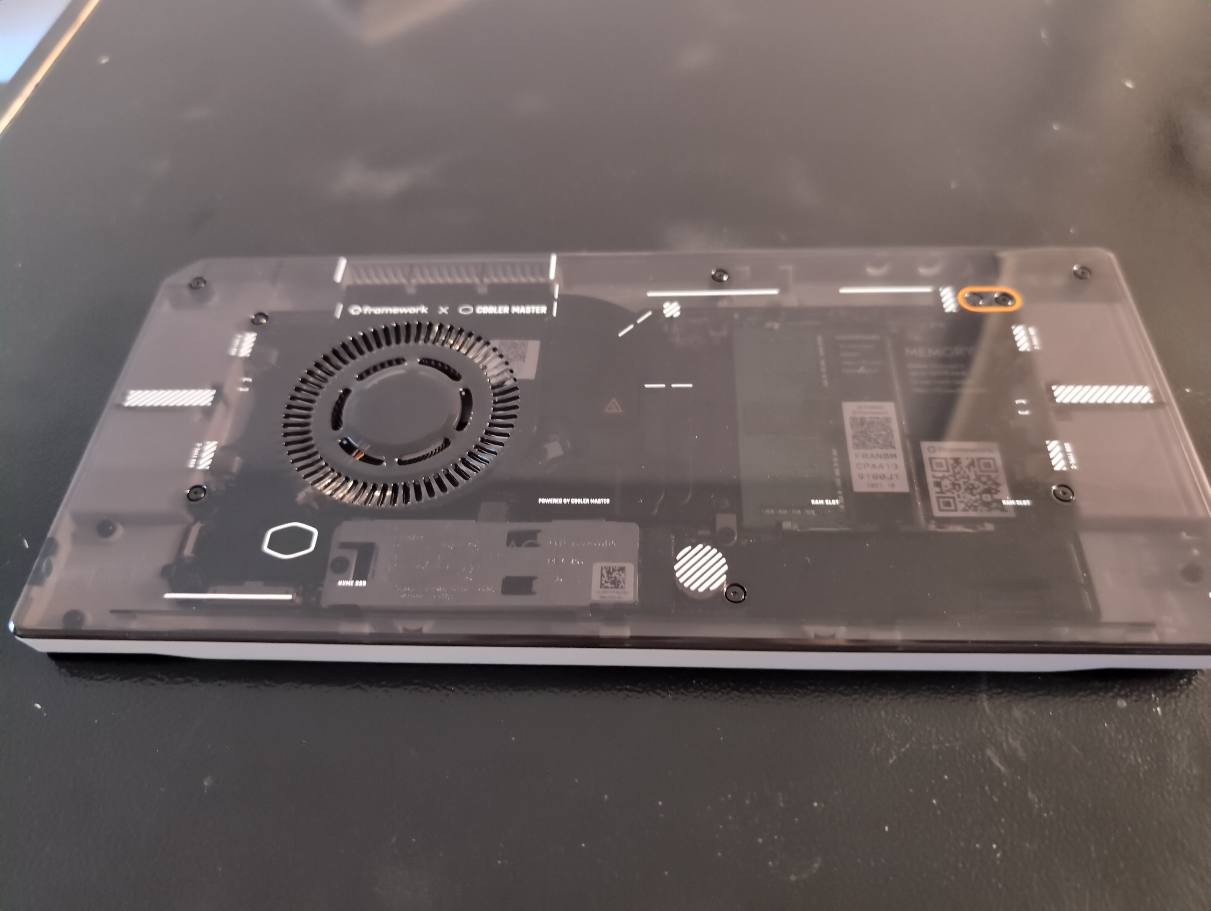 Framework, no parts installed