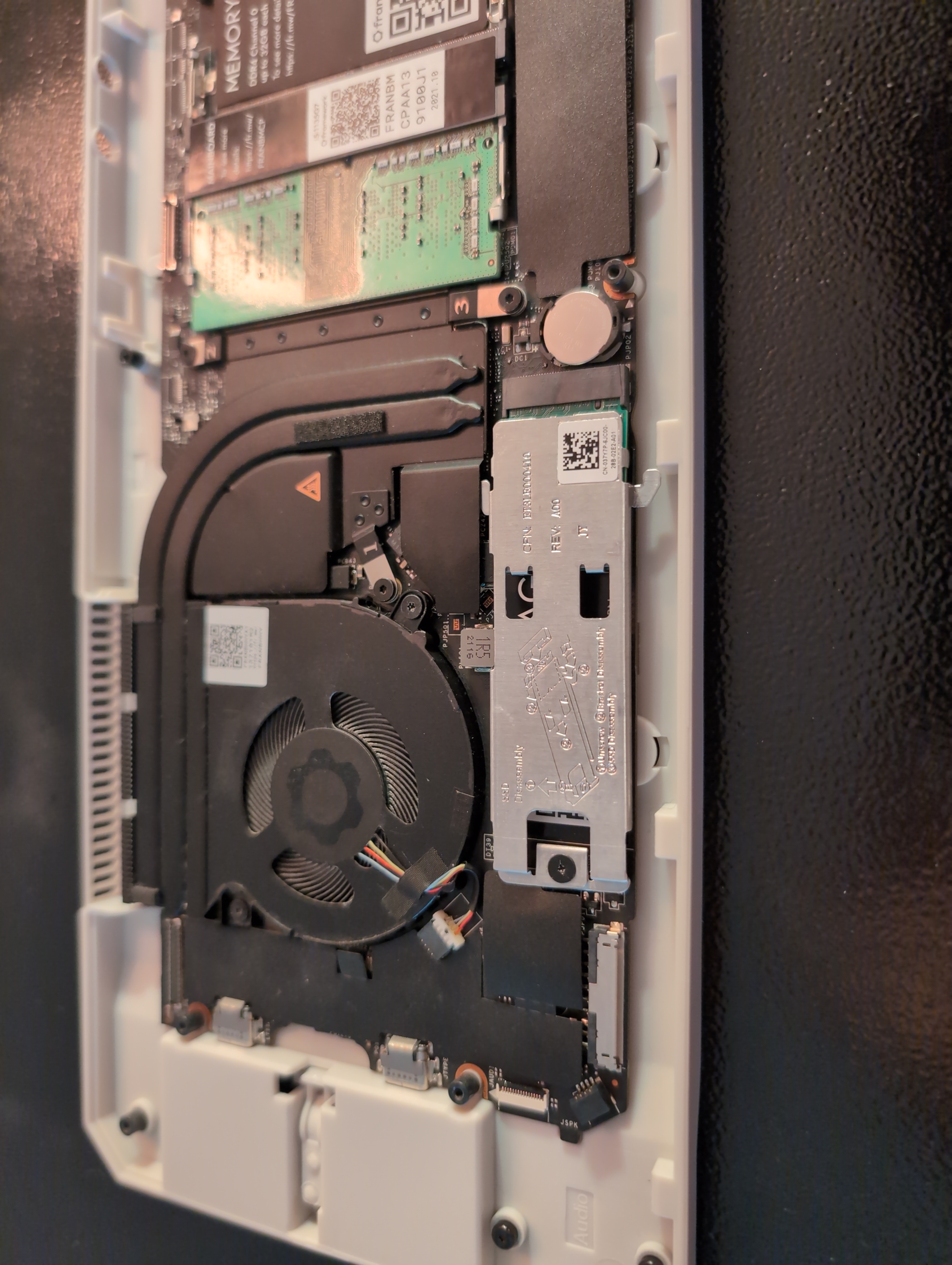 Framework, no parts installed