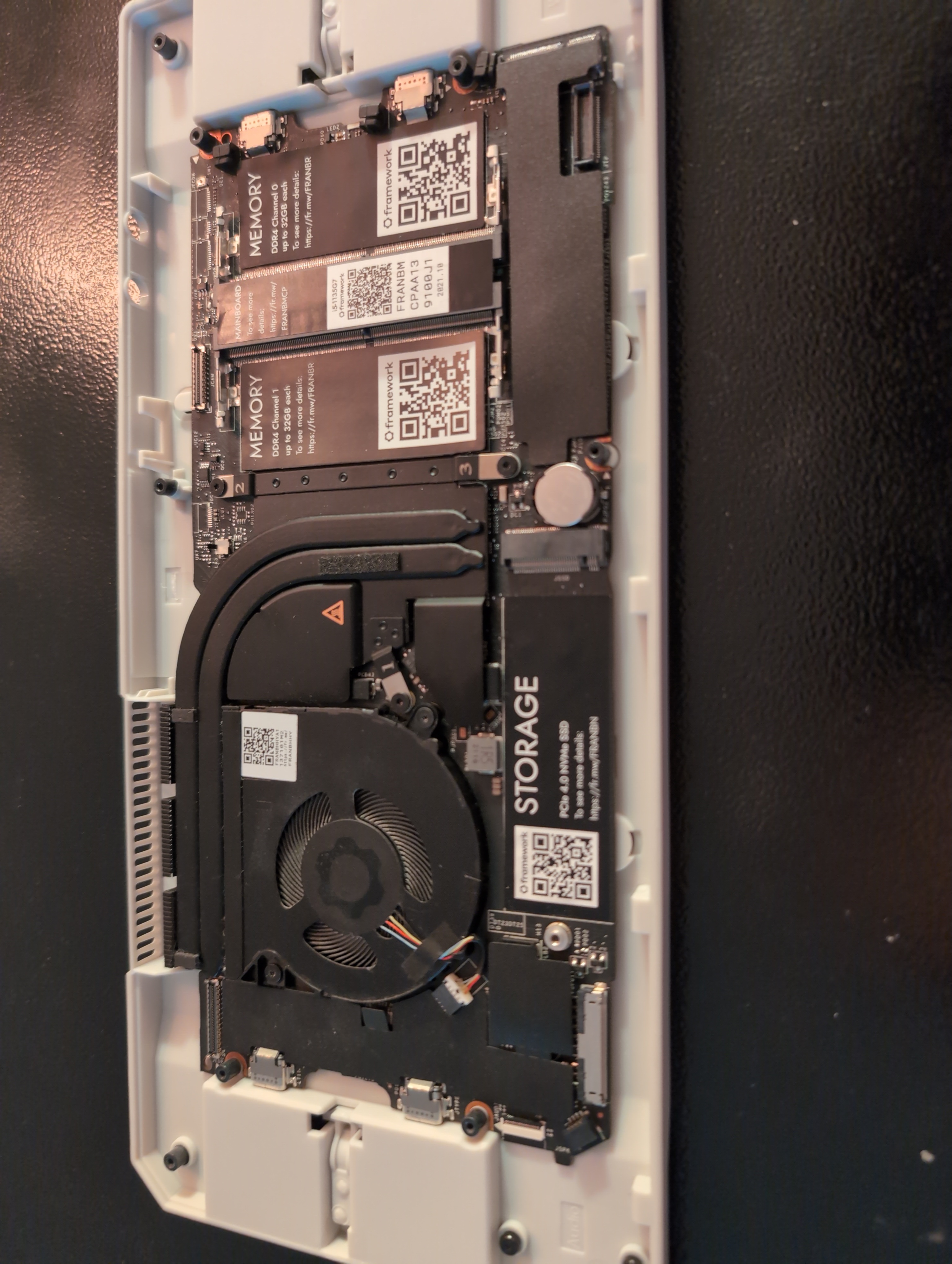Framework, no parts installed