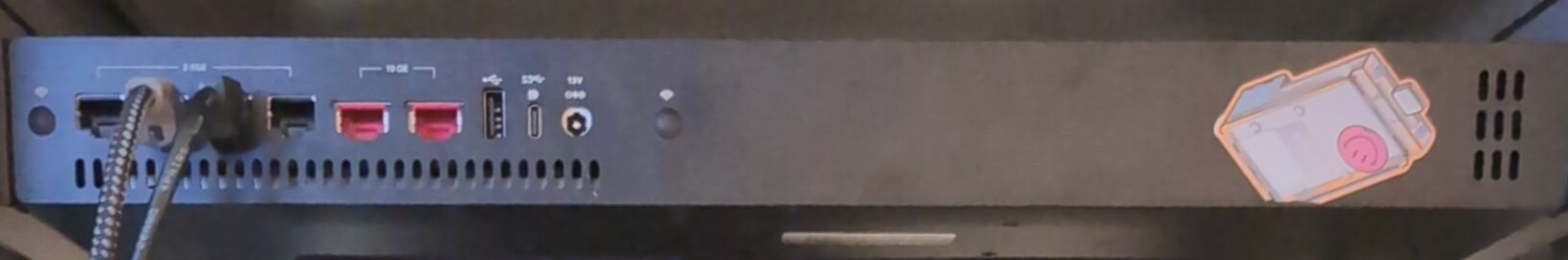 Front of Router